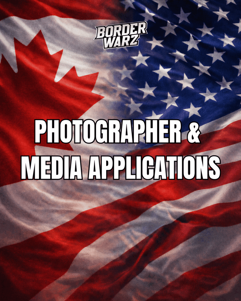PHOTOGRAPHER & MEDIA APPLICATIONS